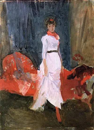 Arrangement in Pink, Red and Purple James Whistler